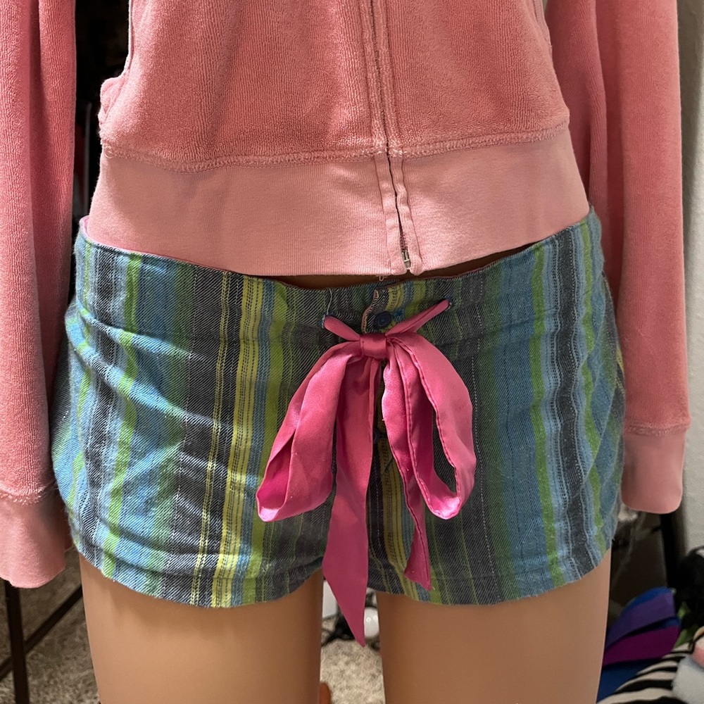 PINK Victoria's Secret Pjs Striped Shorts